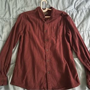 Men’s Eddie Bauer Burgundy Large Shirt